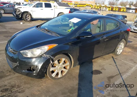 2012 Hyundai Elantra Limited (Ulsan Plant) from USA, damaged, VIN KMHDH4AE5CU316692